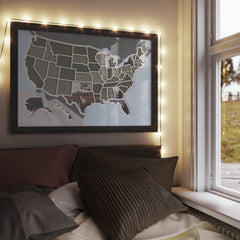 USA Photo Map - 50 States