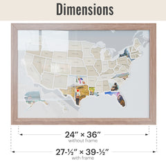 USA Photo Map - 50 States